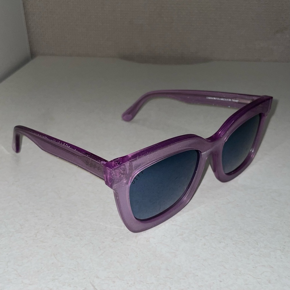 Diff Carson Purple Polarized Sunglasses
